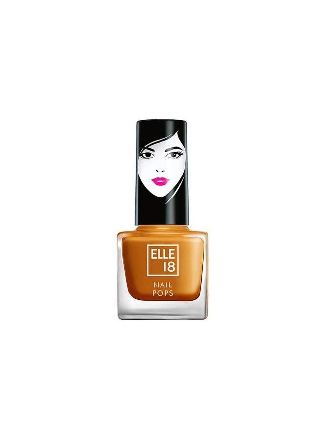 إيل 18 طلاء أظافر Elle 18 Nail Pops، لون رقم 166، بلمسة نهائية لامعة، 5 مل - Image 1